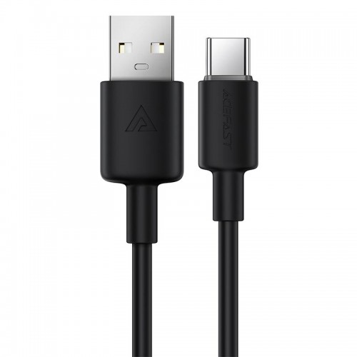 Кабель Acefast USB-A to USB-C silicone charging data cable C25-04 1.2m, 3A black