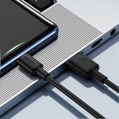 Кабель Acefast USB-A to USB-C silicone charging data cable C25-04 1.2m, 3A black