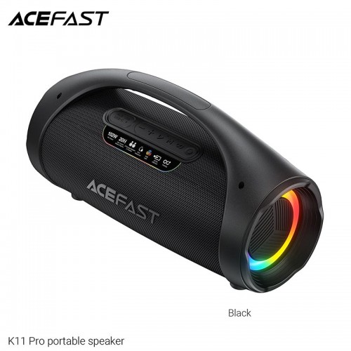 Портативная Bluetooth колонка Acefast K11 Pro IPX5 BT6.0 102W 20h EQ black
