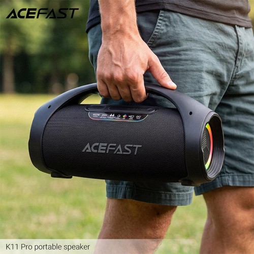 Портативная Bluetooth колонка Acefast K11 Pro IPX5 BT6.0 102W 20h EQ black