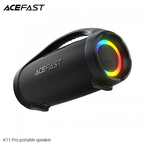 Портативная Bluetooth колонка Acefast K11 Pro IPX5 BT6.0 102W 20h EQ black