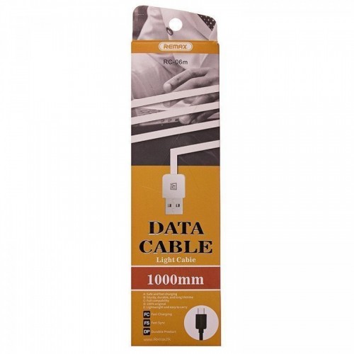 Кабель Micro USB REMAX Light RC-06m 1M white