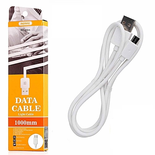 Кабель Micro USB REMAX Light RC-06m 1M white