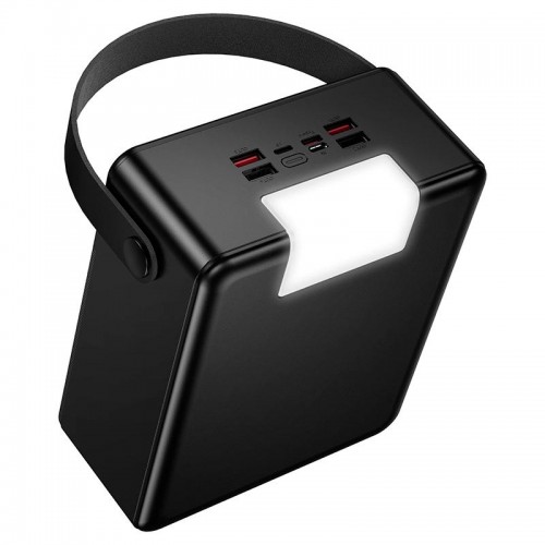 Повербанк 100000mAh Hoco Star fast charging J175 1Type-C/4USB 22.5W/3A з ліхтариком black