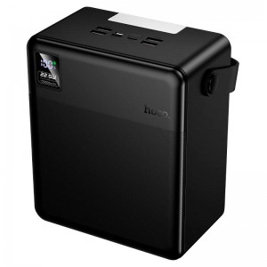 Повербанк 120000mAh Hoco Star fast charging  J175A 1Type-C/4USB 22.5W/3A з ліхтариком black