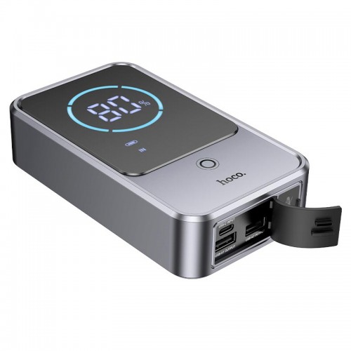 Пусковий пристрій (бустер) для авто HOCO Source smart emergency start-up power bank (10000mAh) QS7 800A grey