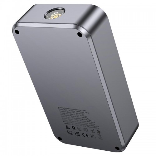 Пусковий пристрій (бустер) для авто HOCO Source smart emergency start-up power bank (10000mAh) QS7 800A grey