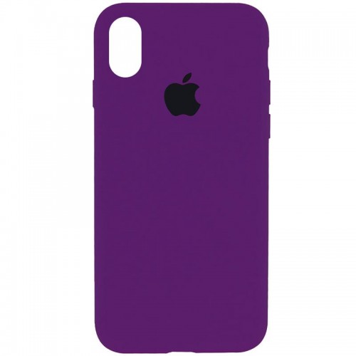 Чохол Silicone Case Full Protective (AA) для Apple iPhone X / XS (5.8") Фіолетовий / Ultra Violet