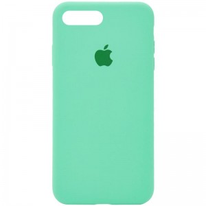 Чехол Silicone Case Full Protective (AA) для Apple iPhone 7 Plus / 8 Plus (5.5") Зелёный / Spearmint