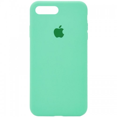 Чехол Silicone Case Full Protective (AA) для Apple iPhone 7 Plus / 8 Plus (5.5") Зелёный / Spearmint