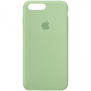 Чехол Silicone Case Full Protective (AA) для Apple iPhone 7 plus / 8 plus (5.5") Зелёный / Pistachio