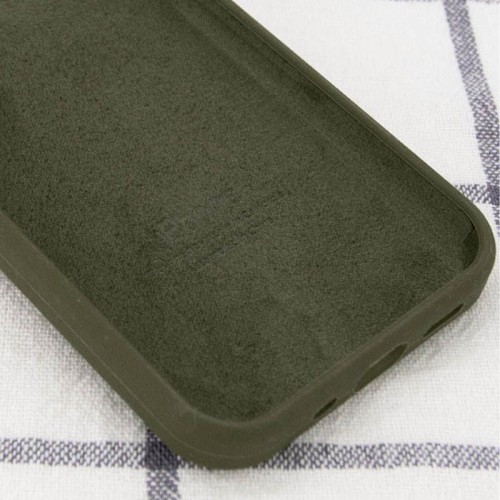 Чохол Silicone Case Full Protective (AA) для Apple iPhone 7 plus / 8 plus (5.5") Зелений / Dark Olive