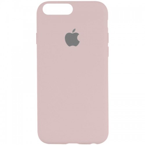 Чехол Silicone Case Full Protective (AA) для Apple iPhone 7 Plus / 8 Plus (5.5") Розовый / Chalk Pink