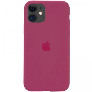 Чехол Silicone Case Full Protective (AA) для Apple iPhone 11 (6.1") Красный / Rose Red