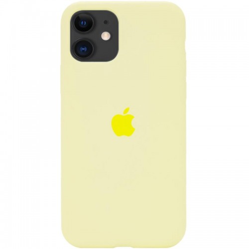 Чехол Silicone Case Full Protective (AA) для Apple iPhone 11 (6.1") Жёлтый / Mellow Yellow