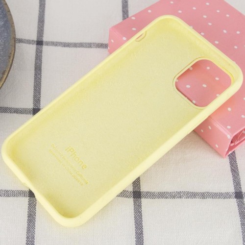 Чехол Silicone Case Full Protective (AA) для Apple iPhone 11 (6.1") Жёлтый / Mellow Yellow