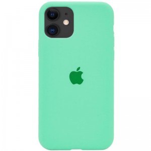 Чехол Silicone Case Full Protective (AA) для Apple iPhone 11 (6.1") Зелёный / Spearmint