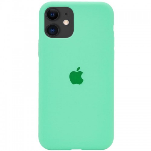 Чехол Silicone Case Full Protective (AA) для Apple iPhone 11 (6.1") Зелёный / Spearmint