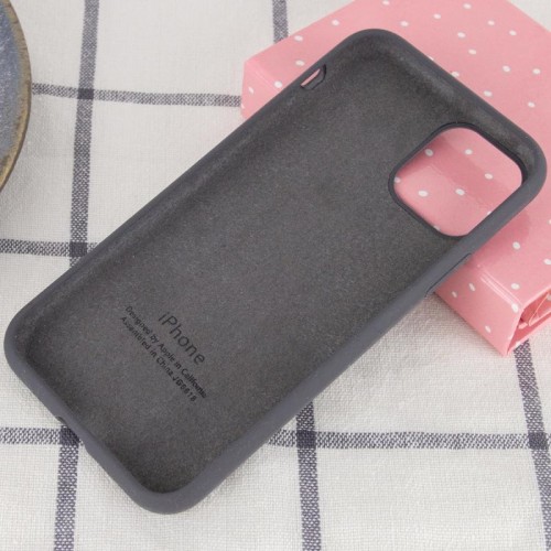 Чехол Silicone Case Full Protective (AA) для Apple iPhone 11 (6.1") Серый / Dark Gray