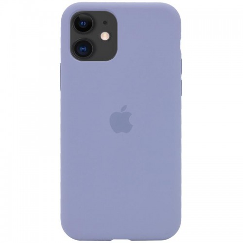 Чехол Silicone Case Full Protective (AA) для Apple iPhone 11 (6.1") Серый / Lavender Gray