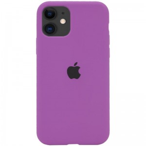 Чехол Silicone Case Full Protective (AA) для Apple iPhone 11 (6.1") Фиолетовый / Grape