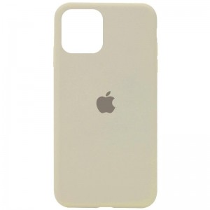 Чехол Silicone Case Full Protective (AA) для Apple iPhone 11 (6.1") Бежевый / Antique White