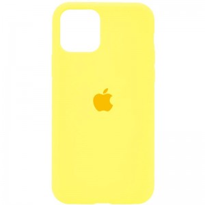 Чехол Silicone Case Full Protective (AA) для Apple iPhone 11 (6.1") Жёлтый / Yellow