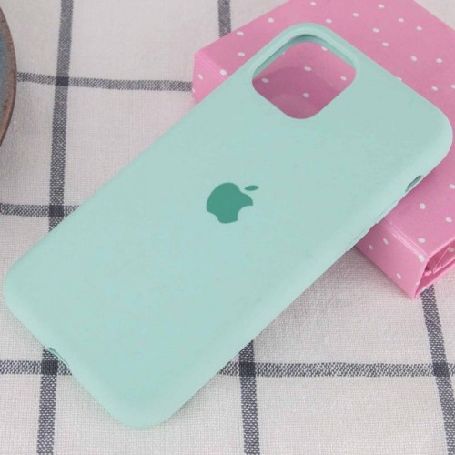 Чехол Silicone Case Full Protective (AA) для Apple iPhone 11 Pro (5.8") Бирюзовый / Turquoise