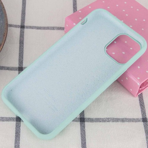 Чехол Silicone Case Full Protective (AA) для Apple iPhone 11 Pro (5.8") Бирюзовый / Turquoise