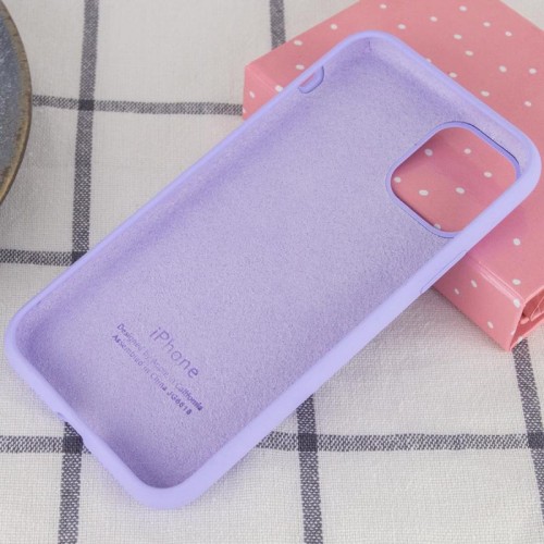 Чехол Silicone Case Full Protective (AA) для Apple iPhone 11 Pro (5.8") Сиреневый / Dasheen