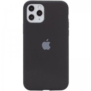 Чехол Silicone Case Full Protective (AA) для Apple iPhone 11 Pro (5.8") Чёрный / Black