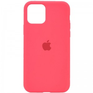Чохол Silicone Case Full Protective (AA) для Apple iPhone 11 Pro (5.8") Кавуновий / Watermelon red