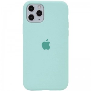 Чехол Silicone Case Full Protective (AA) для Apple iPhone 11 Pro Max (6,5") Бирюзовый / Turquoise