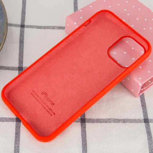 Чехол Silicone Case Full Protective (AA) для Apple iPhone 11 Pro Max (6.5") Красный / Red