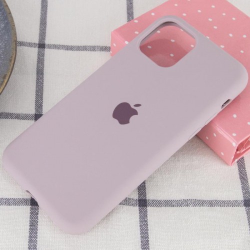 Чехол Silicone Case Full Protective (AA) для Apple iPhone 11 Pro Max (6.5") Серый / Lavender