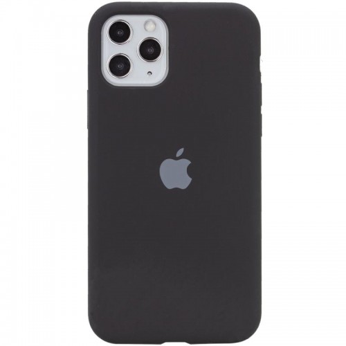 Чехол Silicone Case Full Protective (AA) для Apple iPhone 11 Pro Max (6.5") Черный / Black