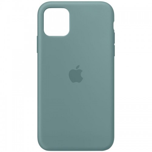 Чехол Silicone Case Full Protective (AA) для Apple iPhone 11 Pro Max (6.5") Зелёный / Cactus