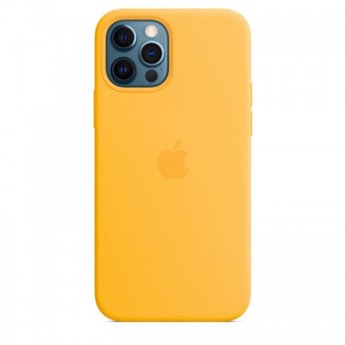 Чехол Silicone Case Full Protective (AA) для Apple iPhone 11 Pro Max (6.5") Жёлтый / Sunflower