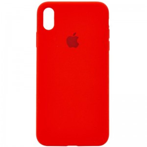 Чехол Silicone Case Full Protective (AA) для Apple iPhone XS Max (6.5") Красный / Red