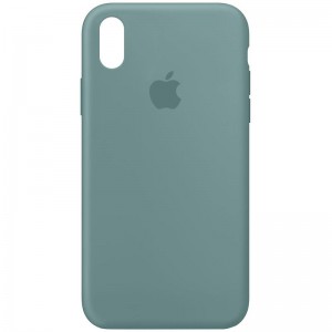 Чехол Silicone Case Full Protective (AA) для Apple iPhone XS Max (6.5") Зелёный / Cactus
