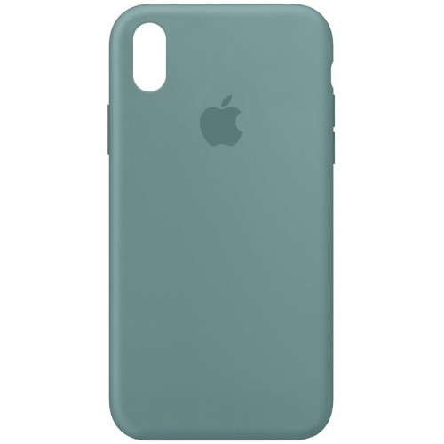 Чехол Silicone Case Full Protective (AA) для Apple iPhone XS Max (6.5") Зелёный / Cactus