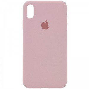 Чохол Silicone Case Full Protective (AA) для Apple iPhone XR (6.1") Рожевий / Pink Sand