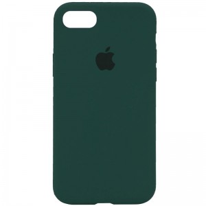 Чехол Silicone Case Full Protective (AA) для Apple iPhone 6/6s (4.7") Зелёный / Forest green