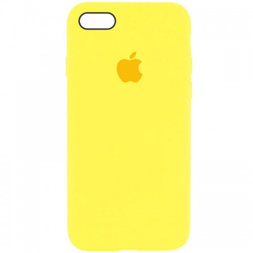 Чехол Silicone Case Full Protective (AA) для Apple iPhone 6/6s (4.7") Жёлтый / Yellow