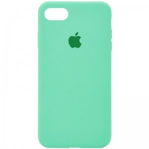 Чехол Silicone Case Full Protective (AA) для Apple iPhone 6/6s (4.7") Зелёный / Spearmint