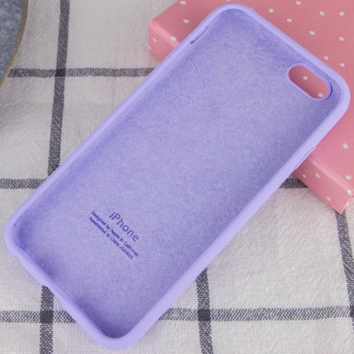 Чехол Silicone Case Full Protective (AA) для Apple iPhone 6/6s (4.7") Сиреневый / Dasheen