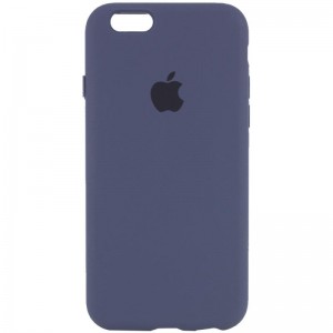 Чехол Silicone Case Full Protective (AA) для Apple iPhone 6/6s (4.7") Тёмно-синий / Midnight blue