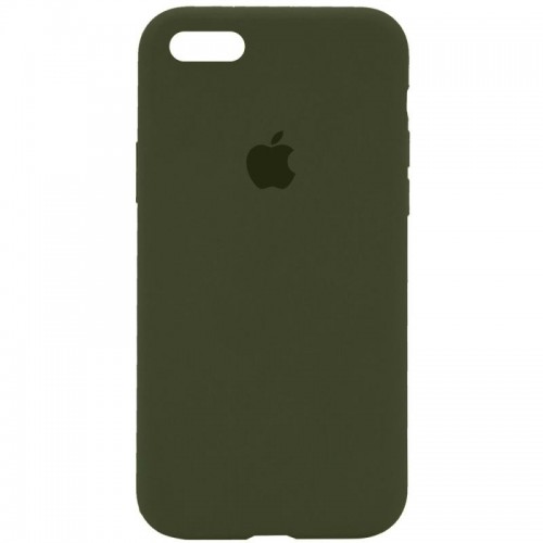 Чехол Silicone Case Full Protective (AA) для Apple iPhone 6/6s (4.7") Зелёный / Dark Olive