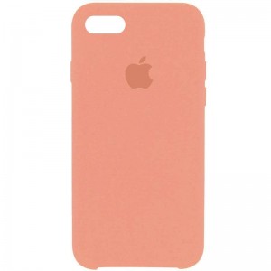 Чехол Silicone Case Full Protective (AA) для Apple iPhone 6/6s (4.7") Розовый / Peach