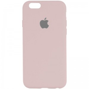 Чехол Silicone Case Full Protective (AA) для Apple iPhone 6/6s (4.7") Розовый / Chalk Pink